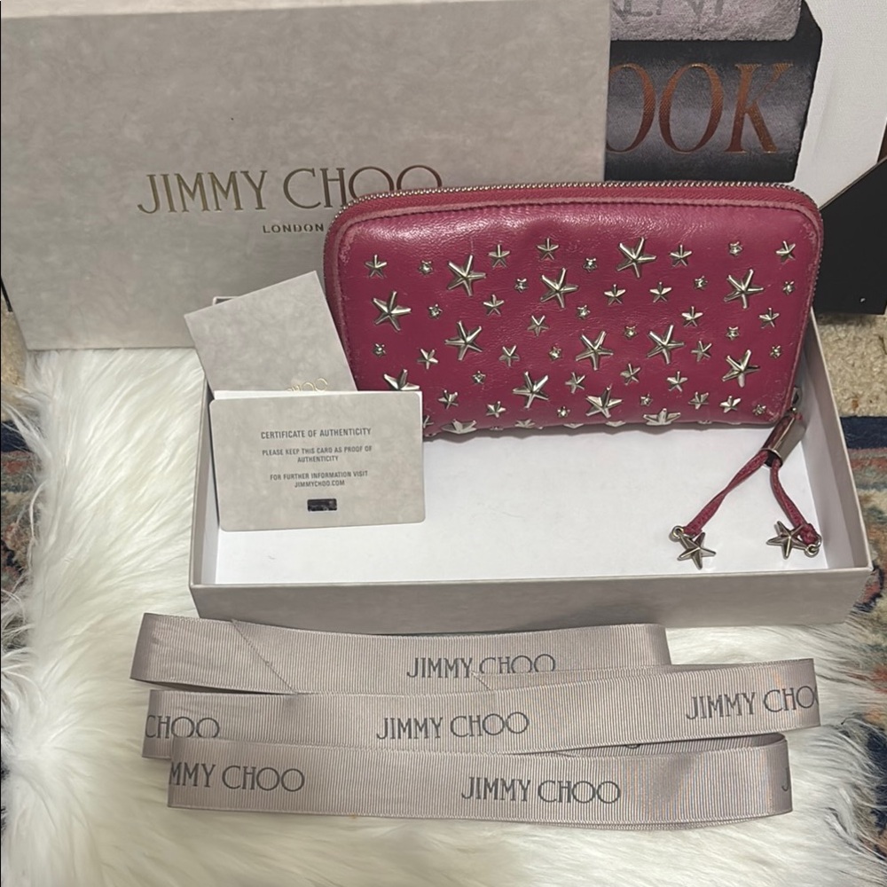 Jimmy Choo Star-Embellished Wallet
